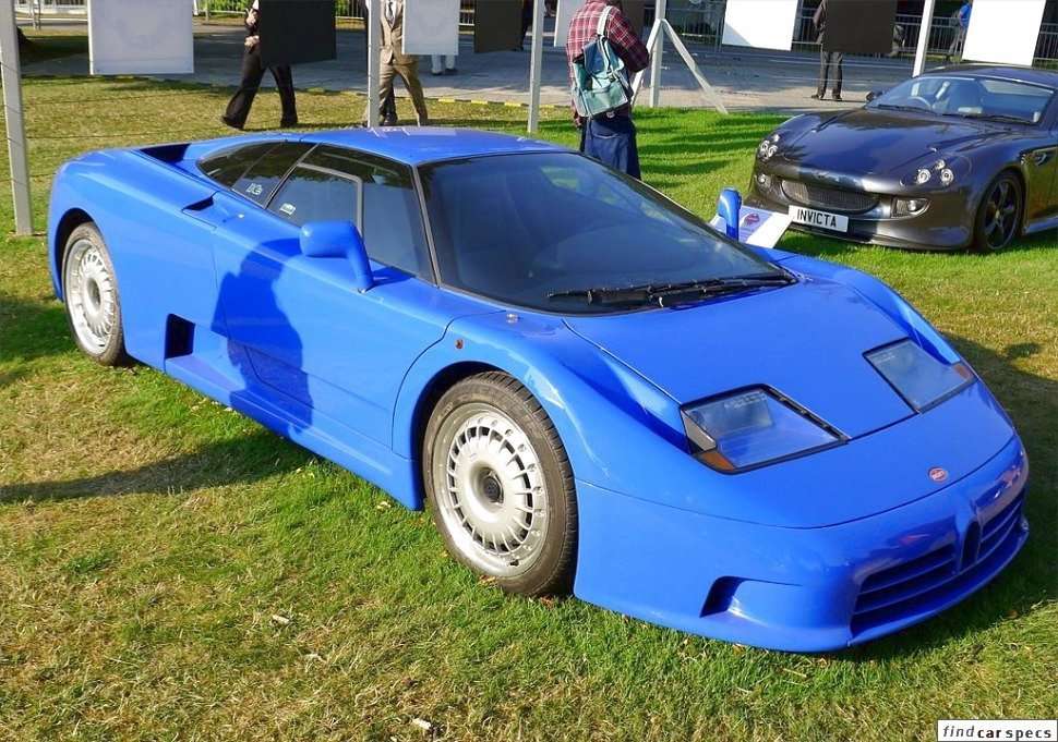 Bugatti - EB 110 - SS (620 Hp) (Petrol (Gasoline)) 1992/1996 car specs