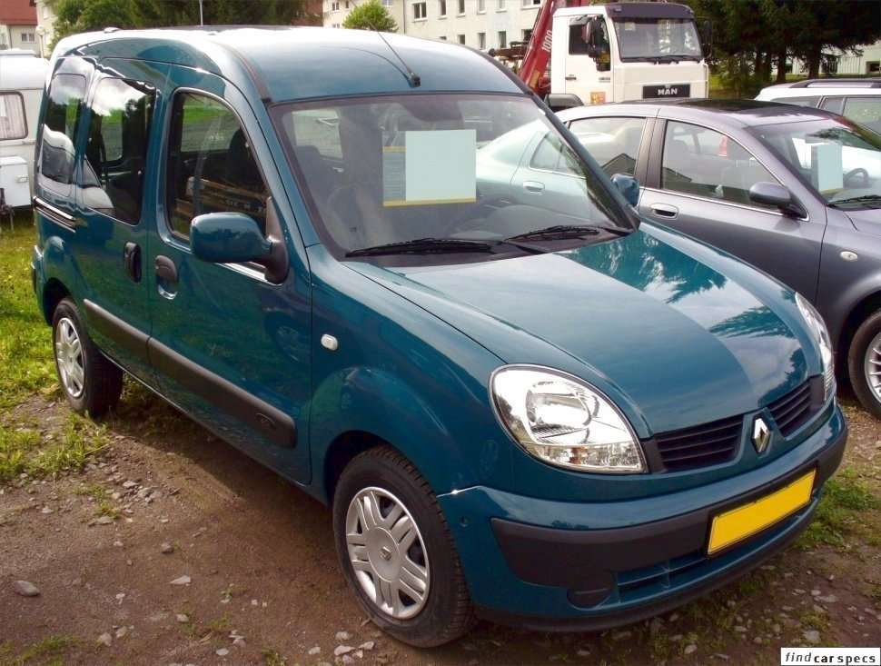 Renault - Kangoo I (Kc, Facelift 2003) - 1.9 D (65 Hp) (Diesel) 2003/2005 Car Specs